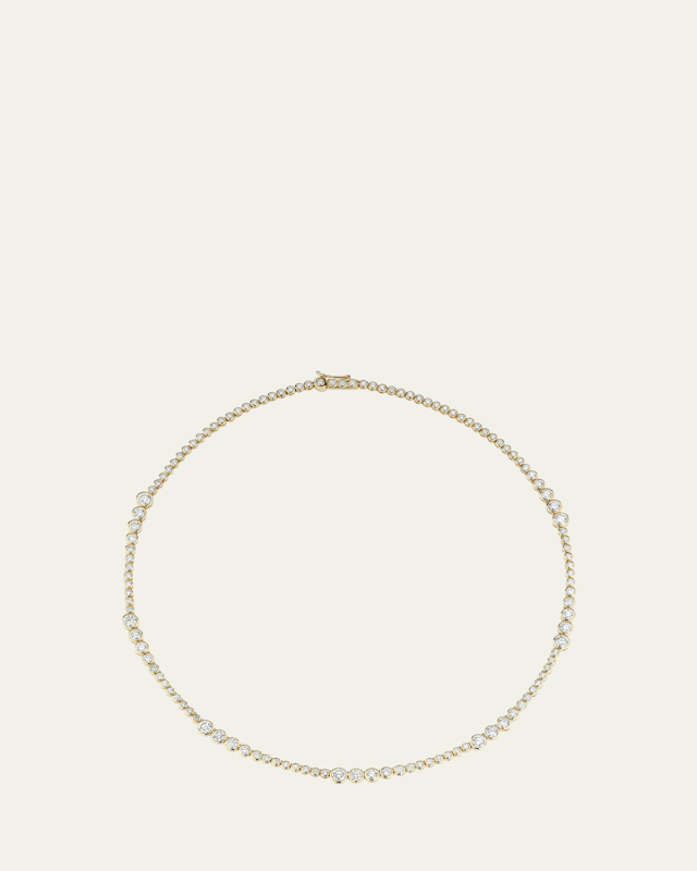 Grand Rainsun Tennis Necklace, 16"L